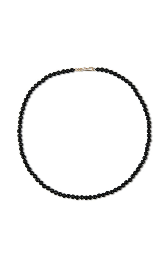 Lisbeth Petite Boule Necklace (Black Tourmaline) - Victoire BoutiqueLisbeth JewelryNecklaces Ottawa Boutique Shopping Clothing