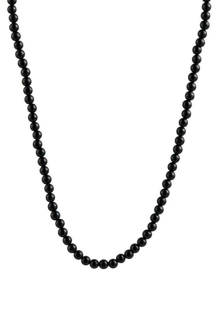 Lisbeth Petite Boule Necklace (Black Tourmaline) - Victoire BoutiqueLisbeth JewelryNecklaces Ottawa Boutique Shopping Clothing