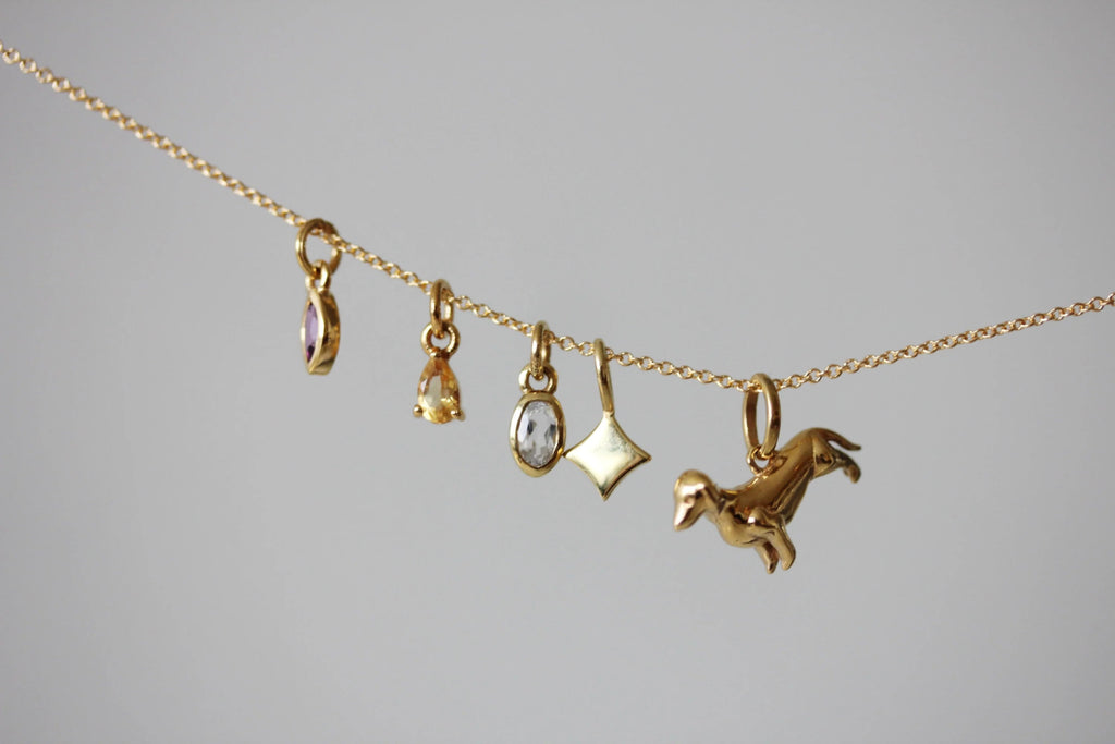 Little Gold Dachshund Charm - Victoire BoutiqueLittle GoldCharms Ottawa Boutique Shopping Clothing