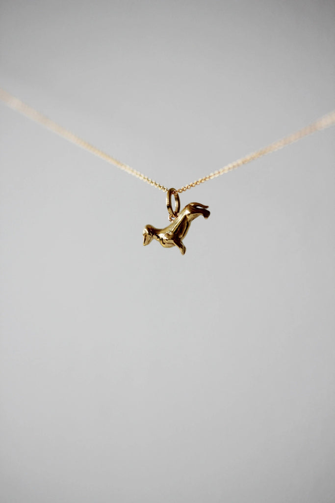 Little Gold Dachshund Charm - Victoire BoutiqueLittle GoldCharms Ottawa Boutique Shopping Clothing