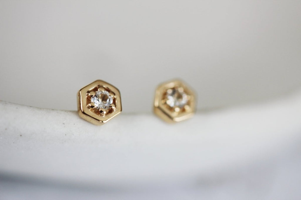 Little Gold Nora Studs - Victoire BoutiqueLittle GoldEarrings Ottawa Boutique Shopping Clothing