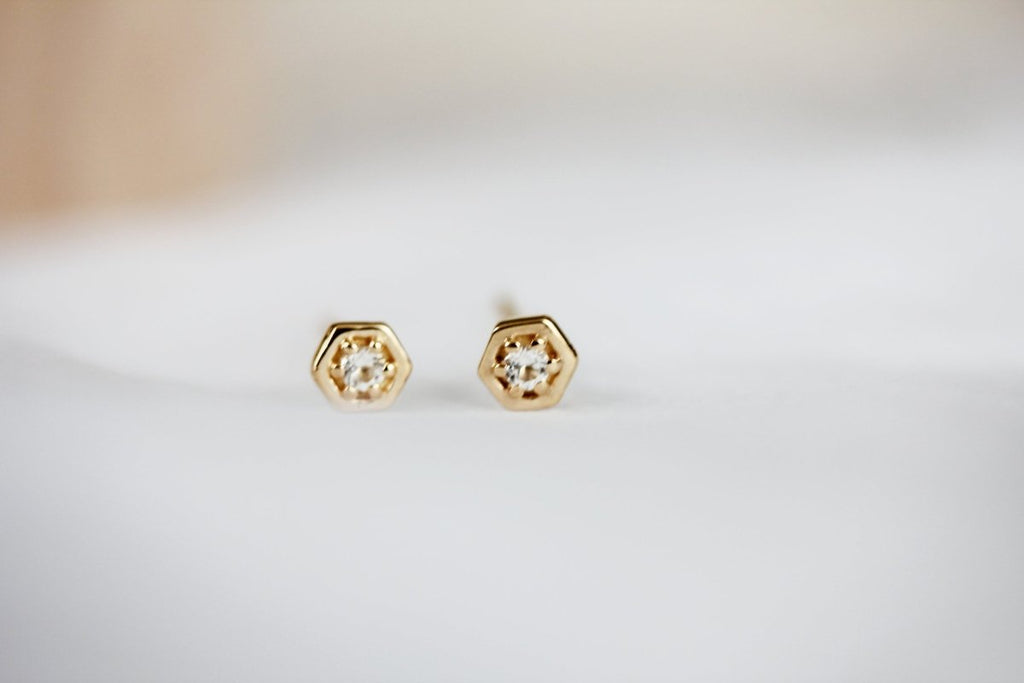 Little Gold Nora Studs - Victoire BoutiqueLittle GoldEarrings Ottawa Boutique Shopping Clothing