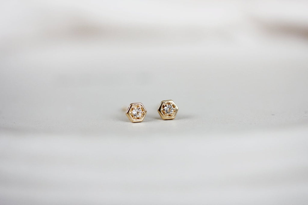 Little Gold Nora Studs - Victoire BoutiqueLittle GoldEarrings Ottawa Boutique Shopping Clothing