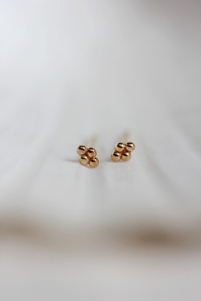 Little Gold Tiniest Bubble Studs - Victoire BoutiqueLittle GoldEarrings Ottawa Boutique Shopping Clothing