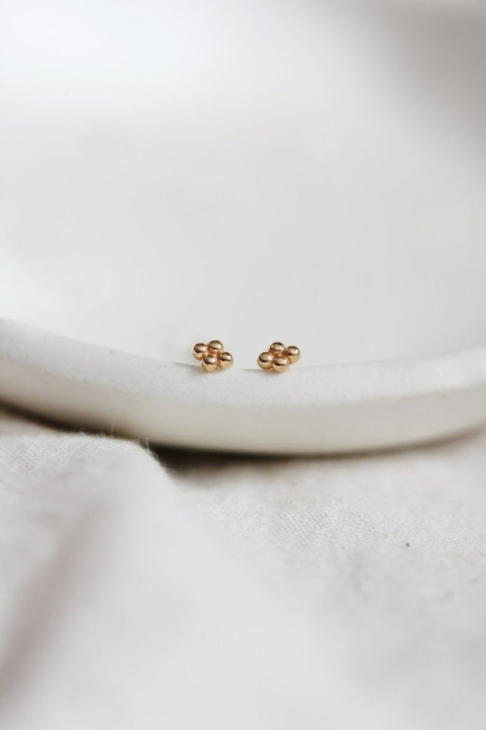 Little Gold Tiniest Bubble Studs - Victoire BoutiqueLittle GoldEarrings Ottawa Boutique Shopping Clothing