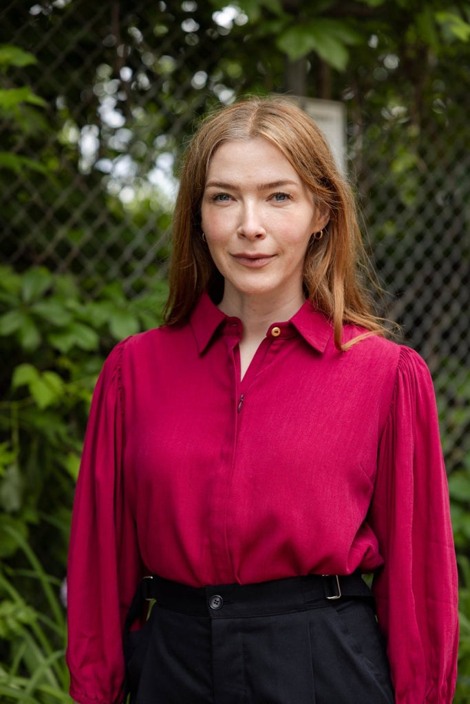 Marigold Baptiste Shirt (Magenta) - Victoire BoutiqueMarigoldTops Ottawa Boutique Shopping Clothing