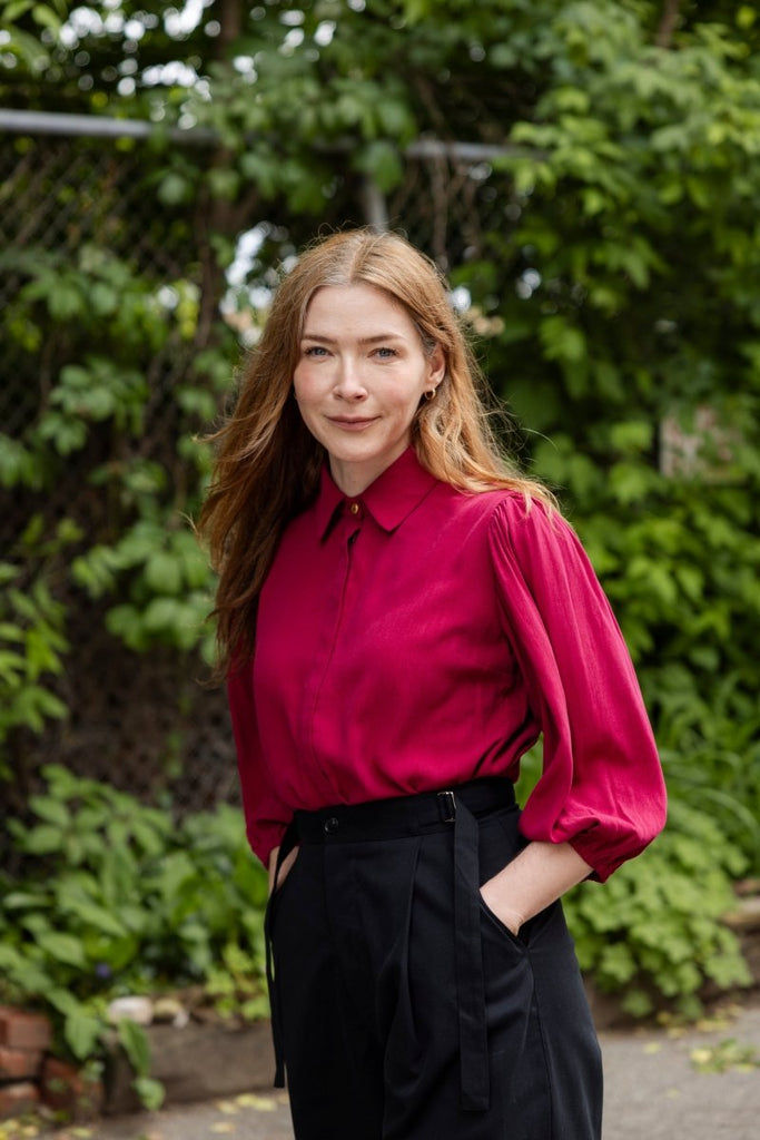Marigold Baptiste Shirt (Magenta) - Victoire BoutiqueMarigoldTops Ottawa Boutique Shopping Clothing