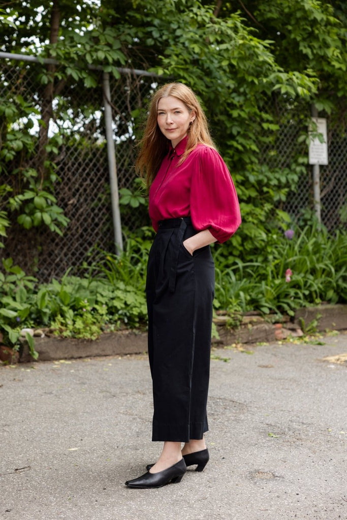 Marigold Baptiste Shirt (Magenta) - Victoire BoutiqueMarigoldTops Ottawa Boutique Shopping Clothing