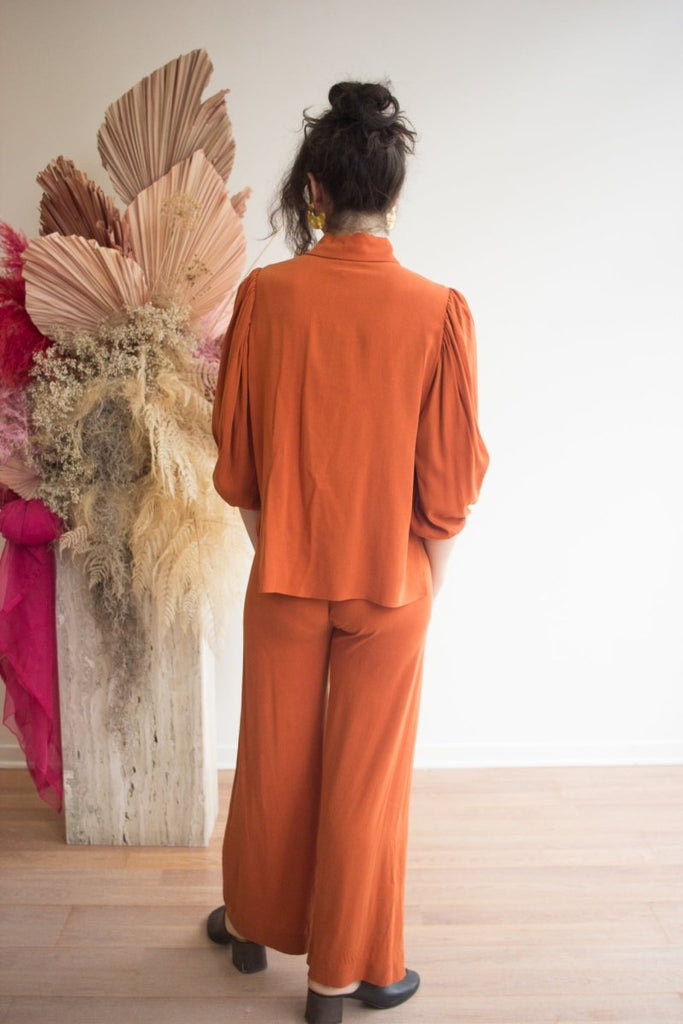 Marigold Benjamin Pants (Orange) - Victoire BoutiqueMarigoldBottoms Ottawa Boutique Shopping Clothing