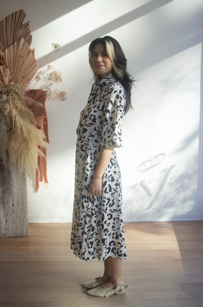Marigold Bianca Dress (Leopard) - Victoire BoutiqueMarigoldDresses Ottawa Boutique Shopping Clothing