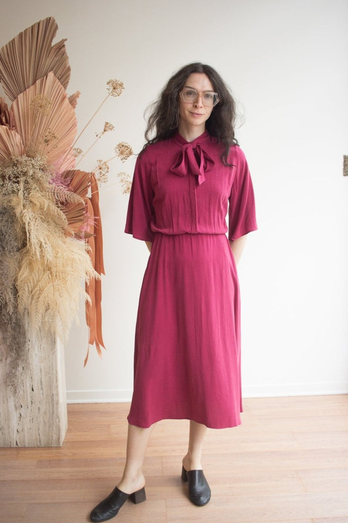 Marigold Bianca Dress (Magenta) - Victoire BoutiqueMarigoldDresses Ottawa Boutique Shopping Clothing