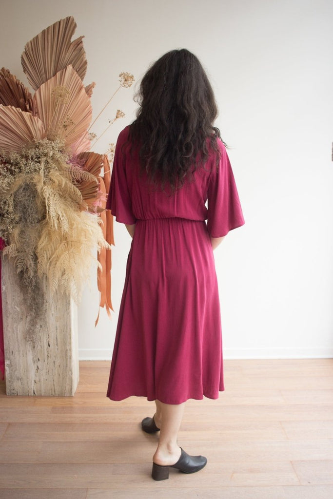 Marigold Bianca Dress (Magenta) - Victoire BoutiqueMarigoldDresses Ottawa Boutique Shopping Clothing