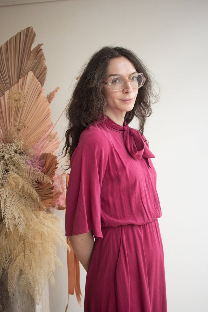 Marigold Bianca Dress (Magenta) - Victoire BoutiqueMarigoldDresses Ottawa Boutique Shopping Clothing