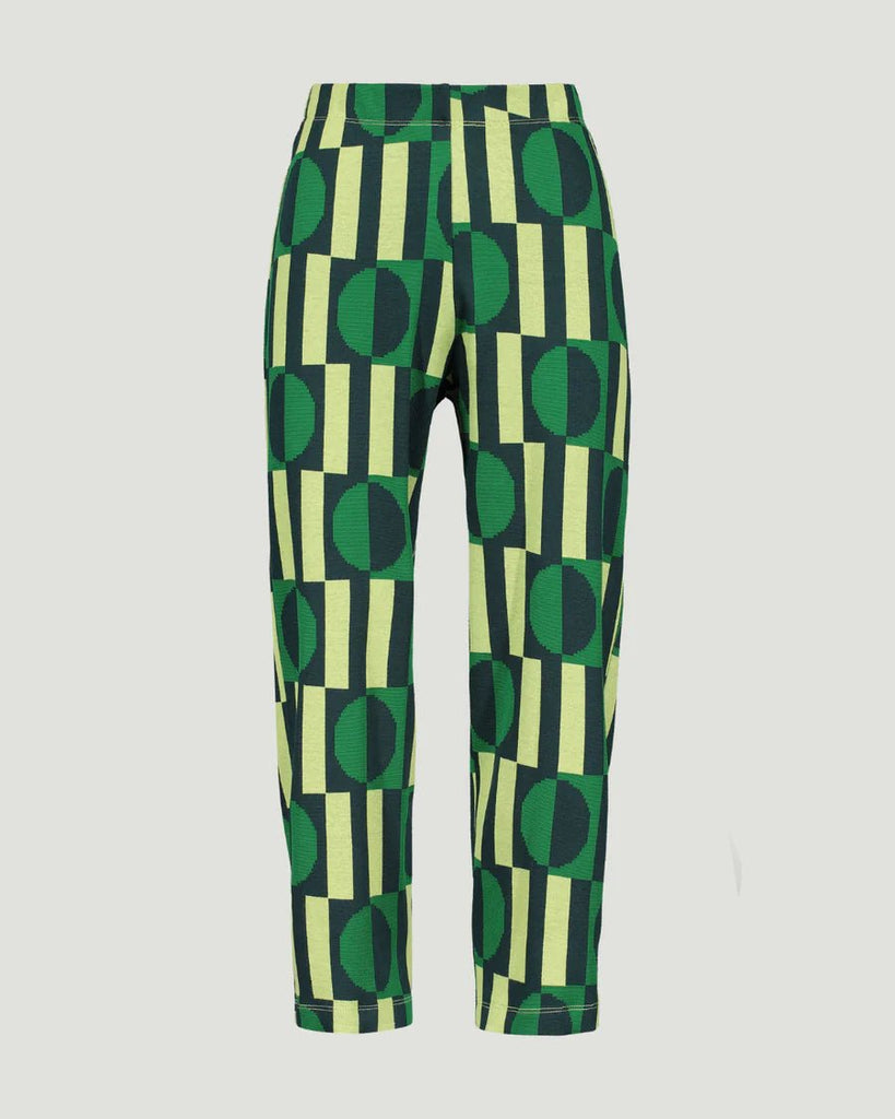 Marigold Simon Pants (Green Geo) - Victoire BoutiqueMarigoldBottoms Ottawa Boutique Shopping Clothing