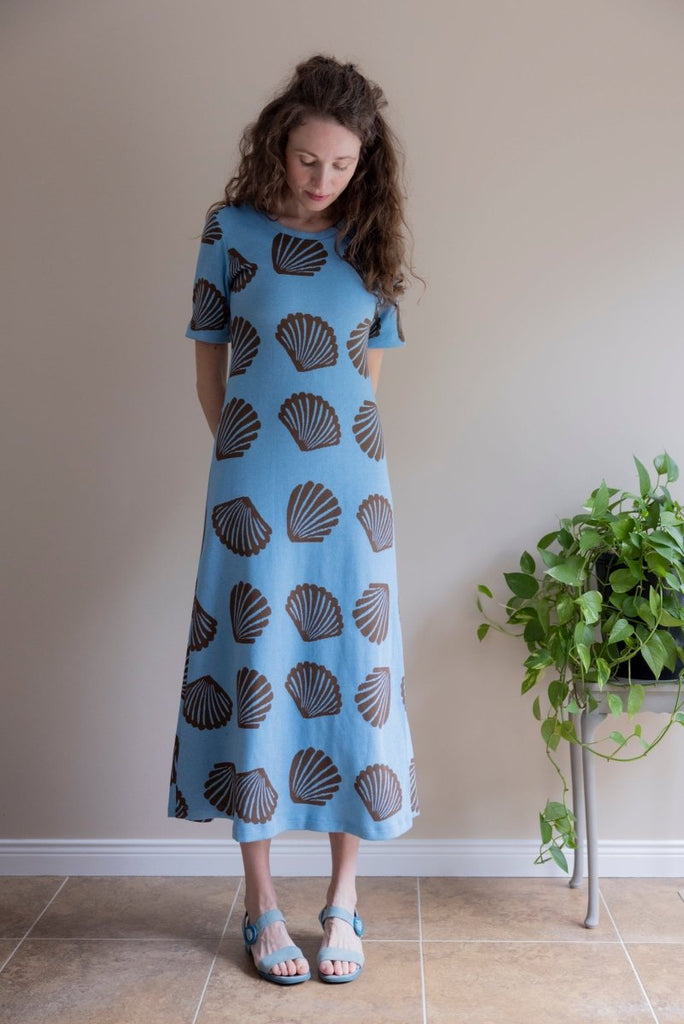 Marigold Trudy Dress (Blue Shell) - Victoire Boutique - Dresses - Marigold  - Victoire Boutique