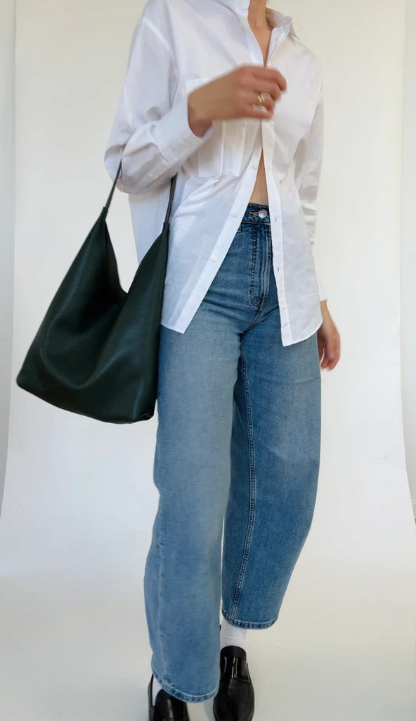 Market Canvas Bruna Shoulder Bag (Kale) - Victoire BoutiqueMarket CanvasBags Ottawa Boutique Shopping Clothing