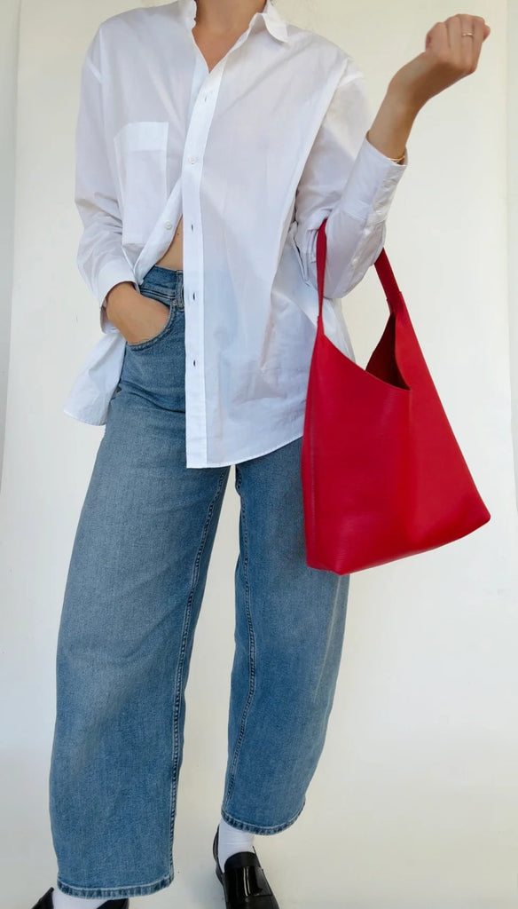 Market Canvas Bruna Shoulder Bag (Strawberry) - Victoire BoutiqueMarket CanvasBags Ottawa Boutique Shopping Clothing