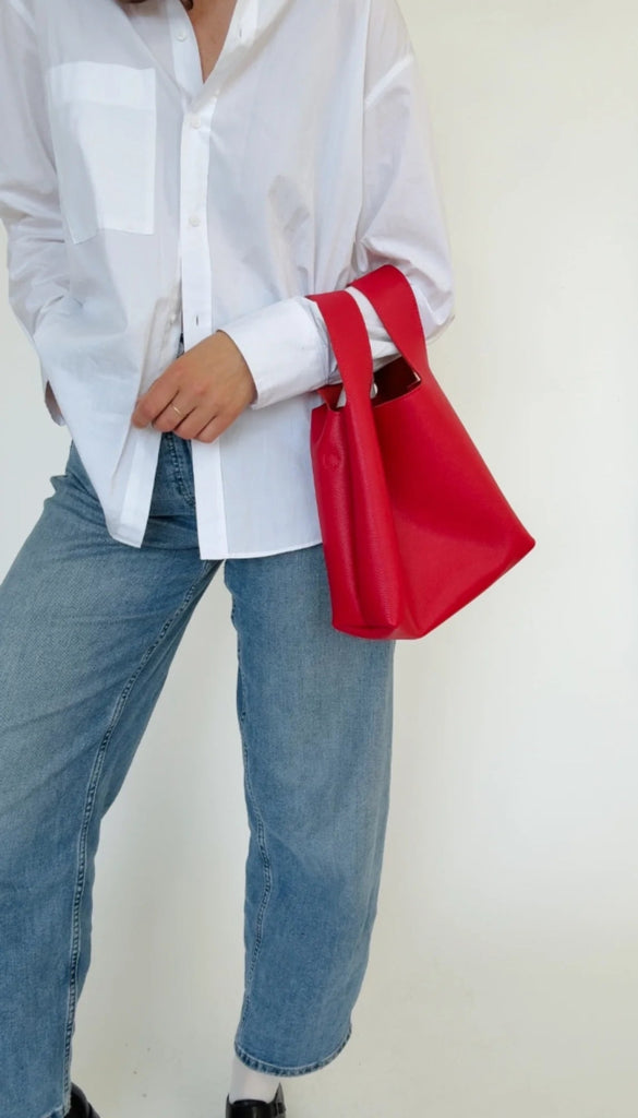 Market Canvas Issy Mini Tote (Strawberry) - Victoire BoutiqueMarket CanvasBags Ottawa Boutique Shopping Clothing