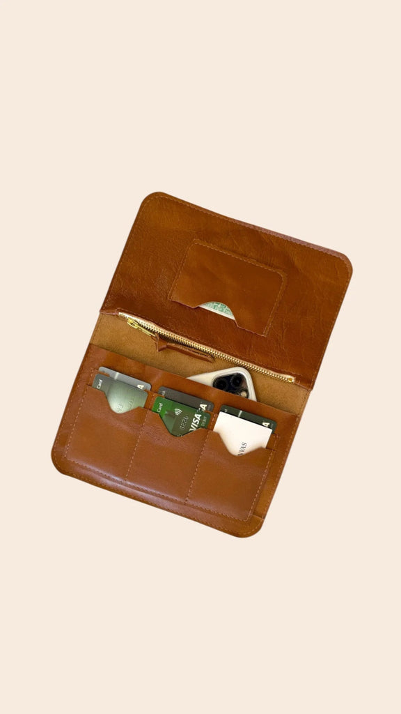 Market Canvas Ivy Leather Clutch Wallet (Various Colours) - Victoire BoutiqueMarket CanvasBags Ottawa Boutique Shopping Clothing