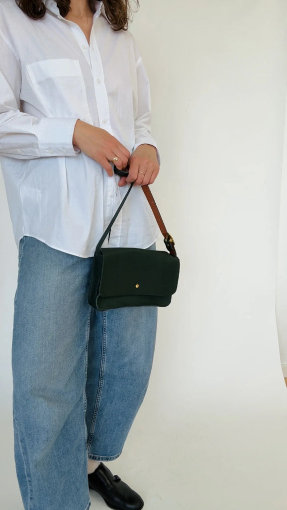 Market Canvas Molly Crossbody Bag (Kale) - Victoire BoutiqueMarket CanvasBags Ottawa Boutique Shopping Clothing