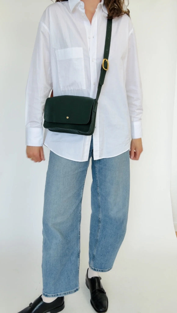 Market Canvas Molly Crossbody Bag (Kale) - Victoire BoutiqueMarket CanvasBags Ottawa Boutique Shopping Clothing