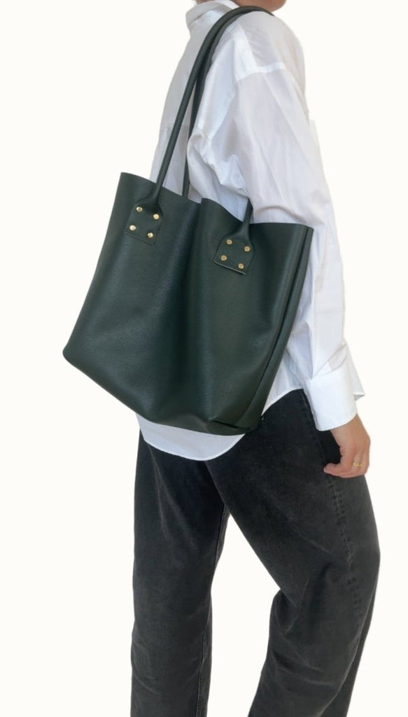 Market Canvas Moore Refined Tote (Kale) - Victoire BoutiqueMarket CanvasBags Ottawa Boutique Shopping Clothing