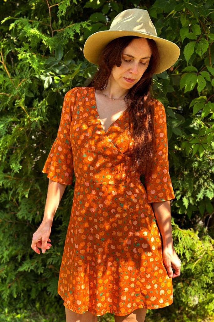 Meemoza Jemima Dress (Orange Cherry) - Victoire BoutiqueMeemozaDresses Ottawa Boutique Shopping Clothing