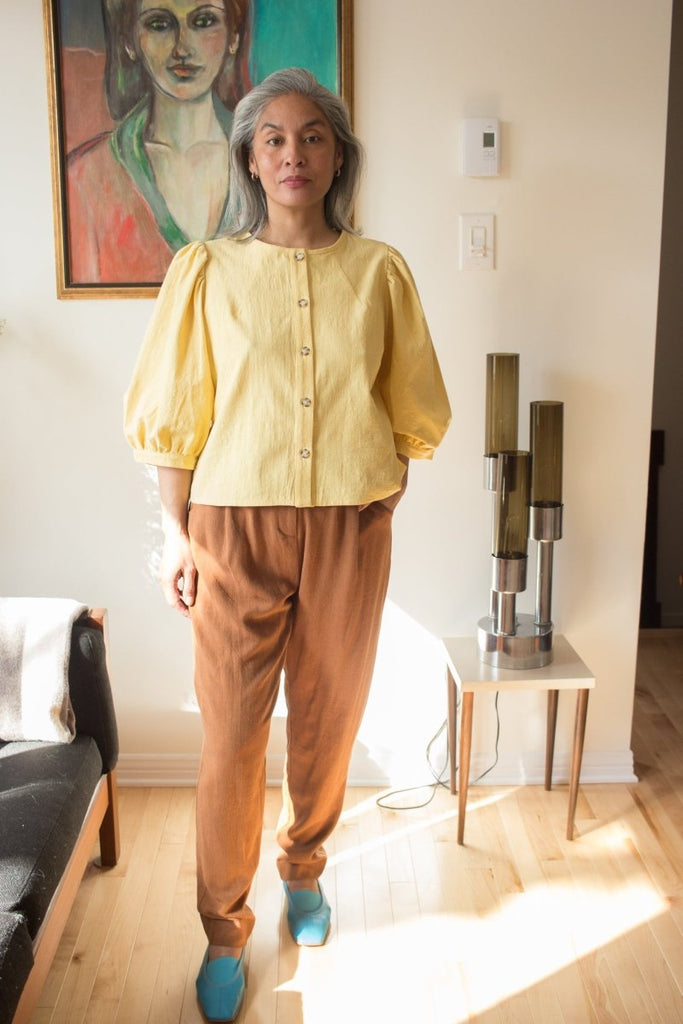 Meemoza Maelle Pants (Cognac Linen) - Victoire BoutiqueMeemozaBottoms Ottawa Boutique Shopping Clothing