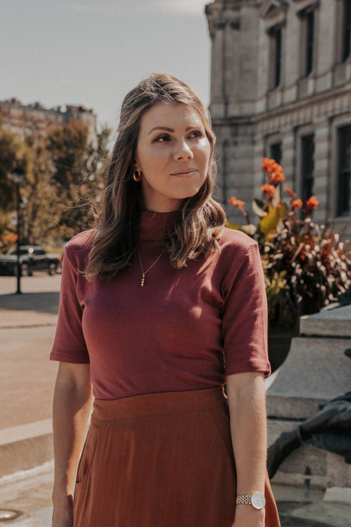 Meemoza Sara Top (Bordeaux) - Victoire BoutiqueMeemozaTops Ottawa Boutique Shopping Clothing