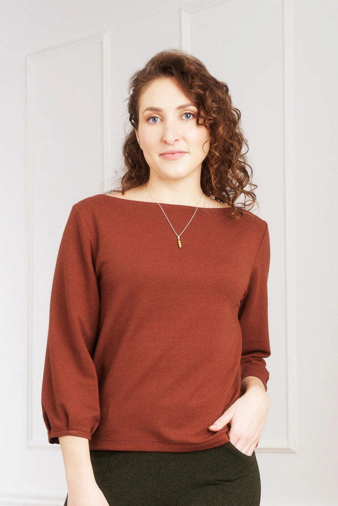 Meemoza Stevie Top (Burnt Orange) - Victoire BoutiqueMeemozaTops Ottawa Boutique Shopping Clothing