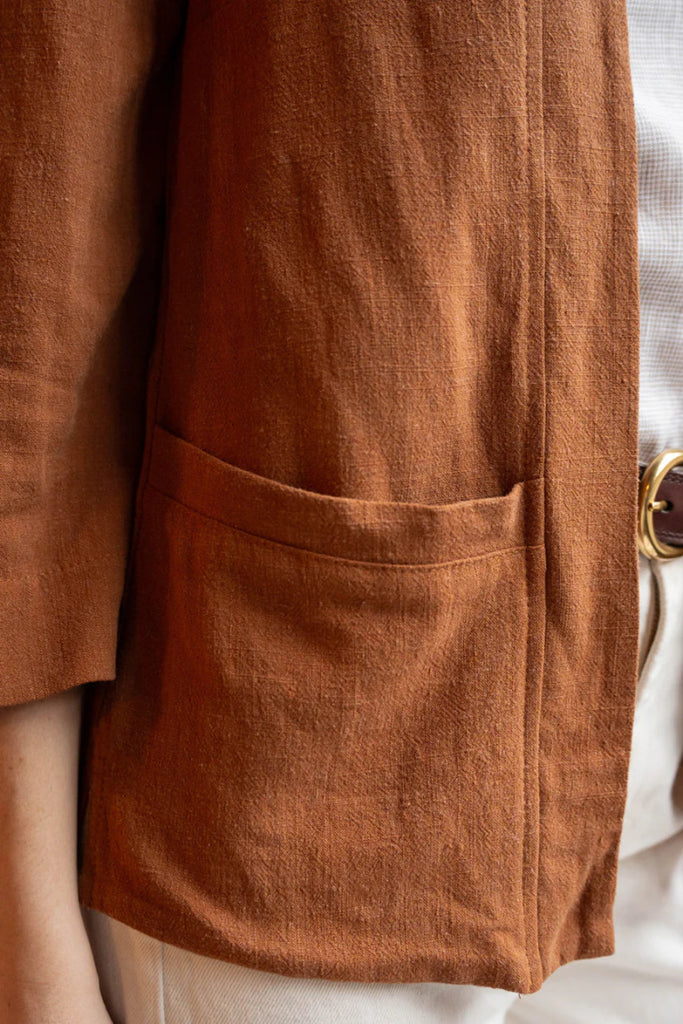 Meemoza Vegan Cardigan (Cognac) - Victoire BoutiqueMeemozaTops Ottawa Boutique Shopping Clothing