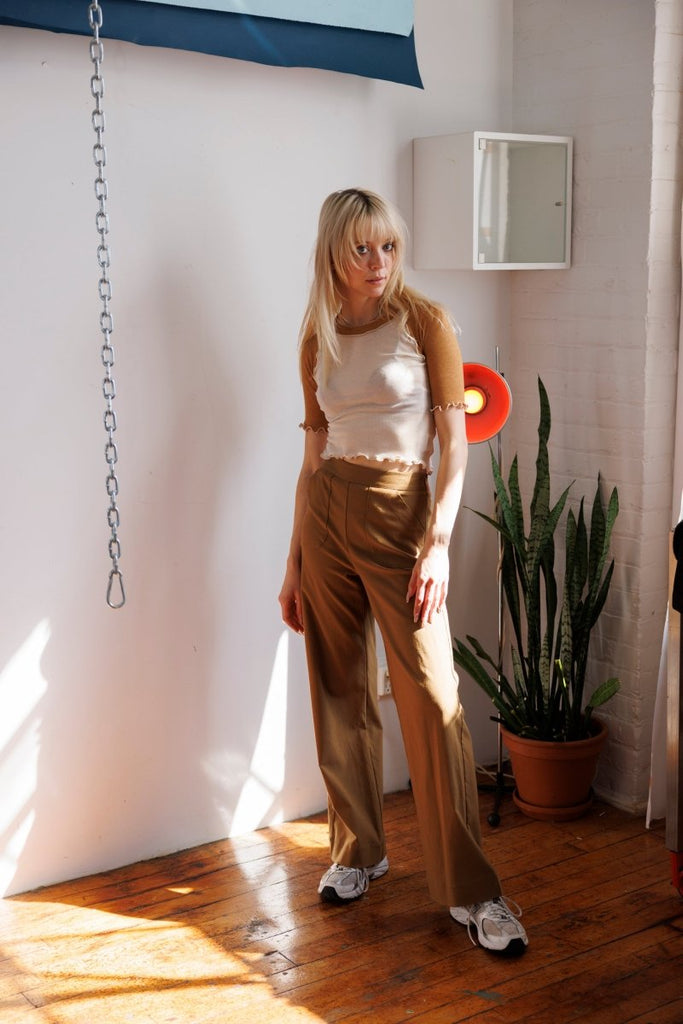 Meemoza Warhol Pants (Caramel) - Victoire BoutiqueMeemozaBottoms Ottawa Boutique Shopping Clothing