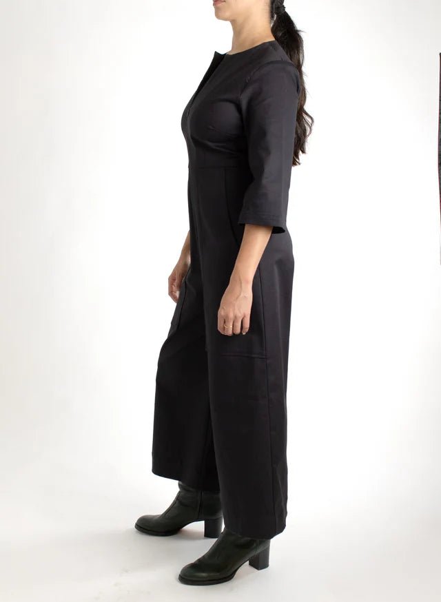 Meg 70's Jumpsuit (Black) - Victoire BoutiqueMeg by Megan KinneyJumpsuits Ottawa Boutique Shopping Clothing