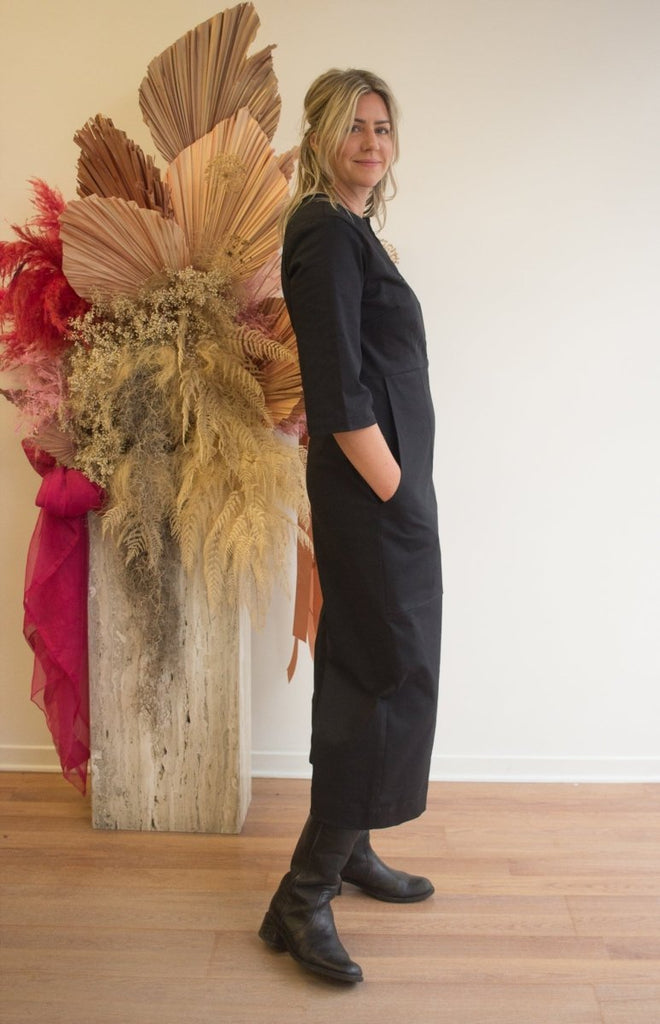 Meg 70's Jumpsuit (Black) - Victoire BoutiqueMeg by Megan KinneyJumpsuits Ottawa Boutique Shopping Clothing