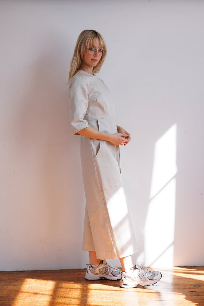 Meg 70's Jumpsuit (Ivory) - Victoire BoutiqueMeg by Megan KinneyDresses Ottawa Boutique Shopping Clothing