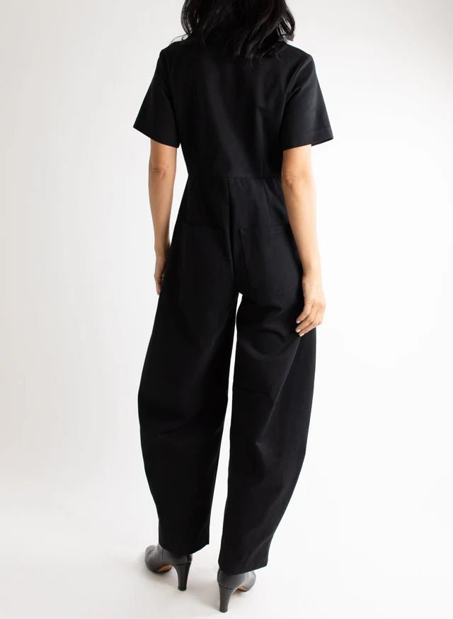 Meg Barrel Jumpsuit (Black) - Victoire BoutiqueMeg by Megan KinneyJumpsuits Ottawa Boutique Shopping Clothing