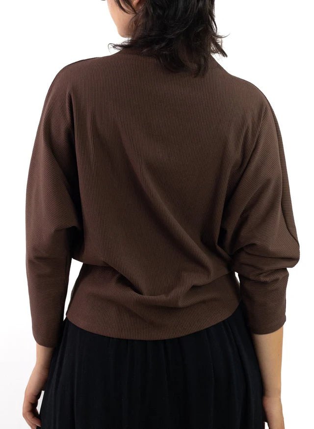 Meg Batwing Skinny Top (Coco) - Victoire BoutiqueMeg by Megan KinneyShirts & Tops Ottawa Boutique Shopping Clothing