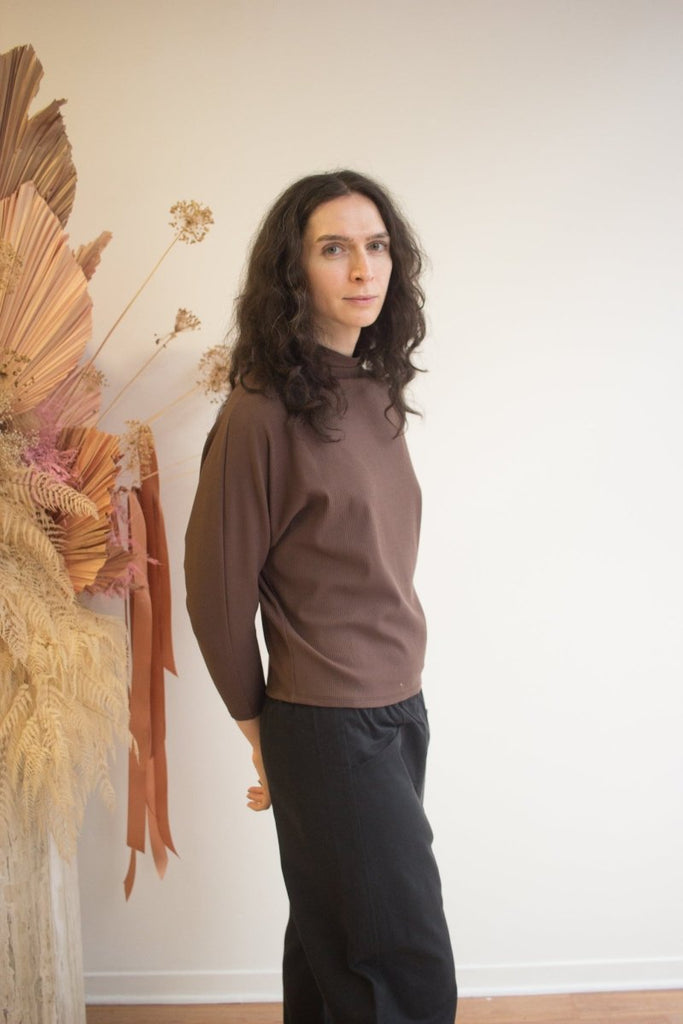 Meg Batwing Skinny Top (Coco) - Victoire BoutiqueMeg by Megan KinneyShirts & Tops Ottawa Boutique Shopping Clothing