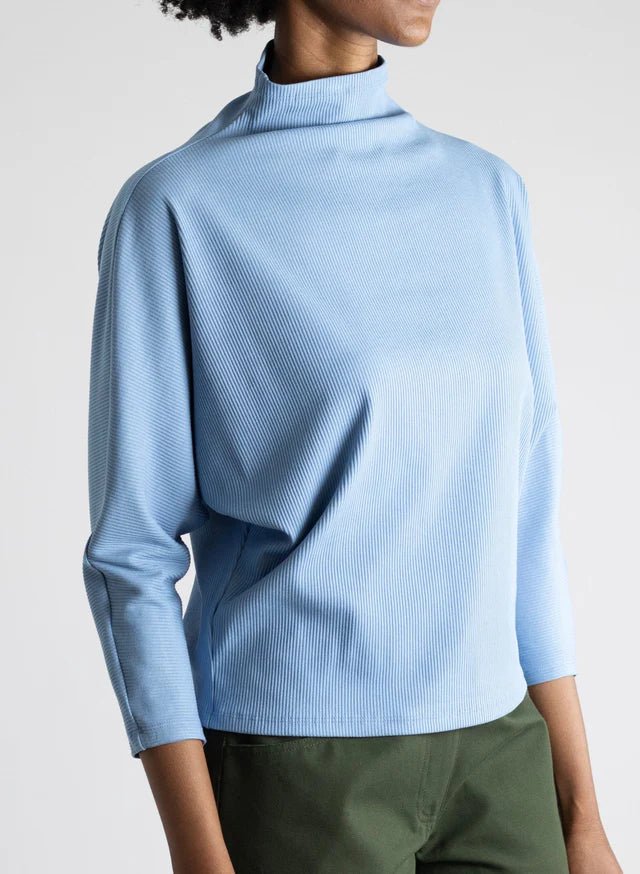 Meg Batwing Skinny Top (Powder Blue) - Victoire BoutiqueMeg by Megan KinneyShirts & Tops Ottawa Boutique Shopping Clothing