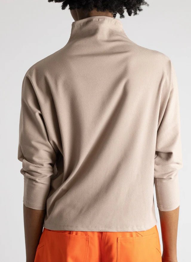 Meg Batwing Skinny Top (Sand) - Victoire BoutiqueMeg by Megan KinneyShirts & Tops Ottawa Boutique Shopping Clothing