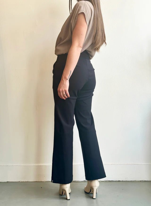Meg Big Slit Pants (Black) - Victoire BoutiqueMeg by Megan KinneyPants Ottawa Boutique Shopping Clothing