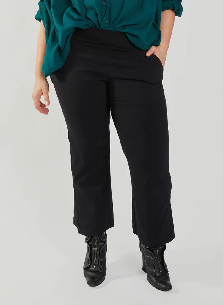 Meg Big Slit Pants (Black) - Victoire BoutiqueMeg by Megan KinneyPants Ottawa Boutique Shopping Clothing