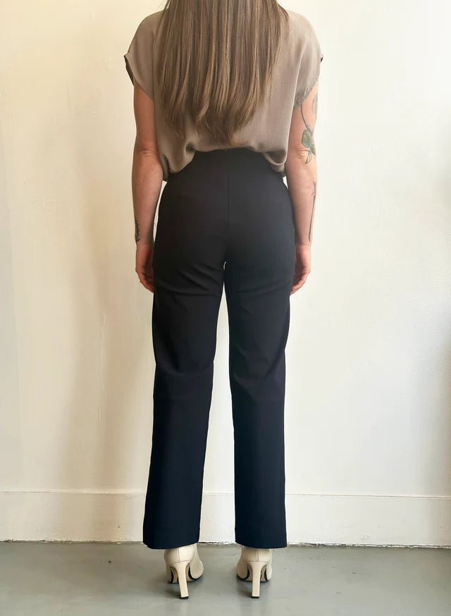 Meg Big Slit Pants (Black) - Victoire BoutiqueMeg by Megan KinneyPants Ottawa Boutique Shopping Clothing