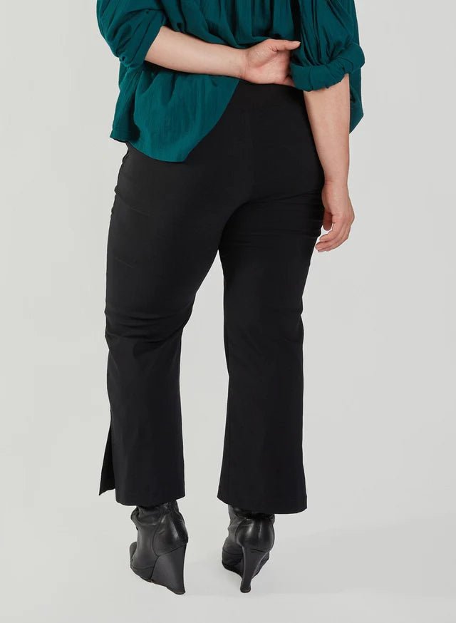 Meg Big Slit Pants (Black) - Victoire BoutiqueMeg by Megan KinneyPants Ottawa Boutique Shopping Clothing