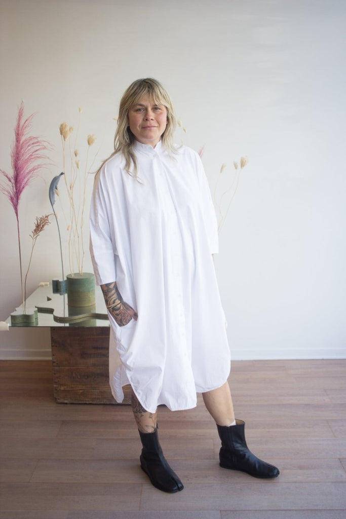 Meg Biggie Dress (White) - Victoire BoutiqueMeg by Megan KinneyDresses Ottawa Boutique Shopping Clothing