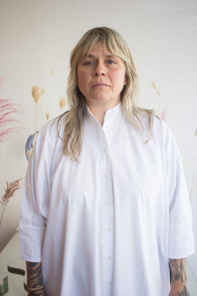 Meg Biggie Dress (White) - Victoire BoutiqueMeg by Megan KinneyDresses Ottawa Boutique Shopping Clothing