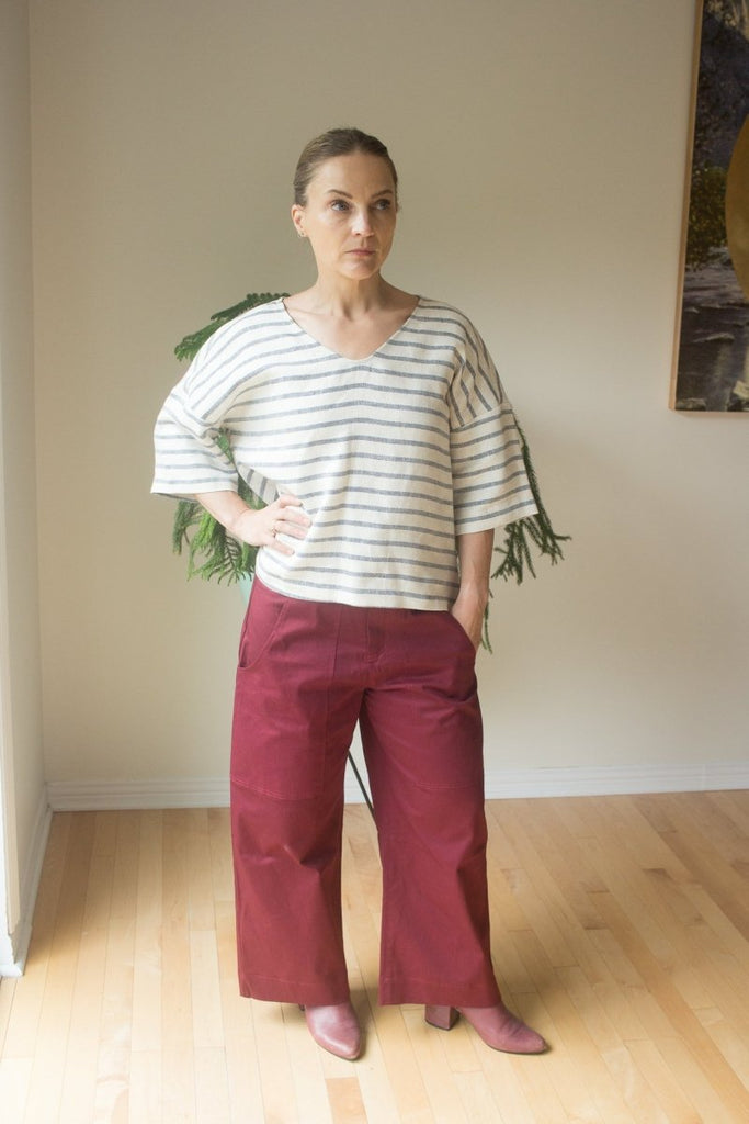 Meg Carpenter Pant (Cardinal) - Victoire BoutiqueMeg by Megan KinneyBottoms Ottawa Boutique Shopping Clothing