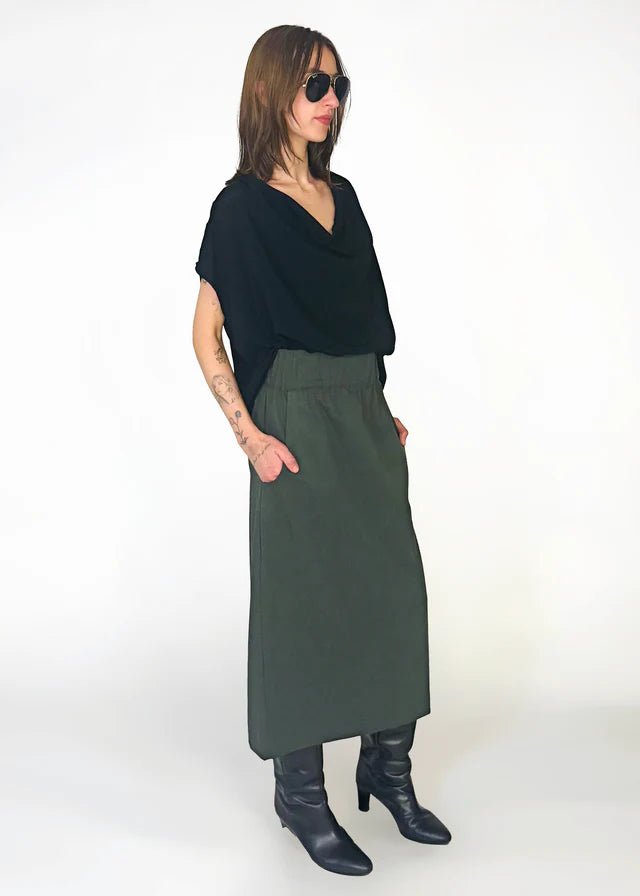 Meg Cowl Top (Black) - Victoire BoutiqueMeg by Megan KinneyShirts & Tops Ottawa Boutique Shopping Clothing