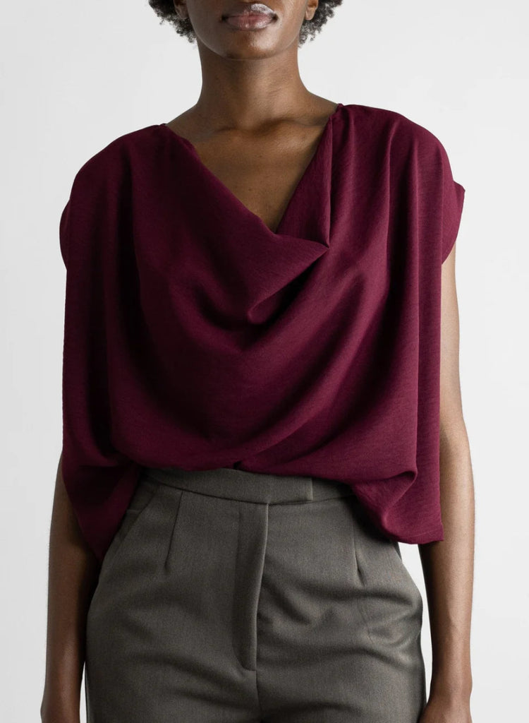 Meg Cowl Top (Porto) - Victoire BoutiqueMeg by Megan KinneyShirts & Tops Ottawa Boutique Shopping Clothing