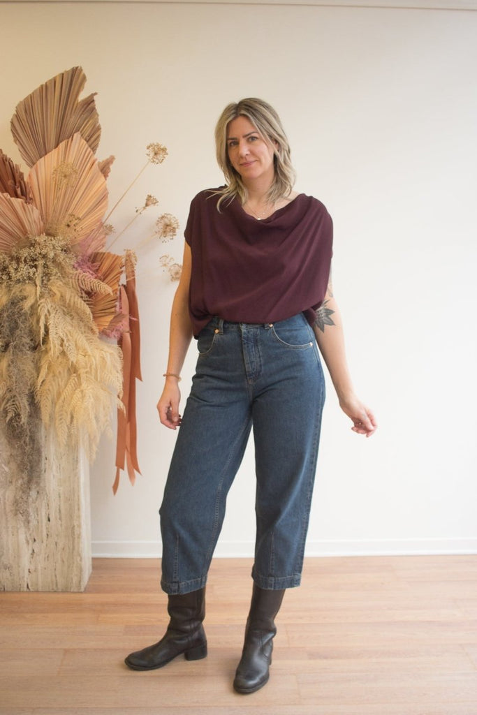 Meg Cowl Top (Porto) - Victoire BoutiqueMeg by Megan KinneyShirts & Tops Ottawa Boutique Shopping Clothing